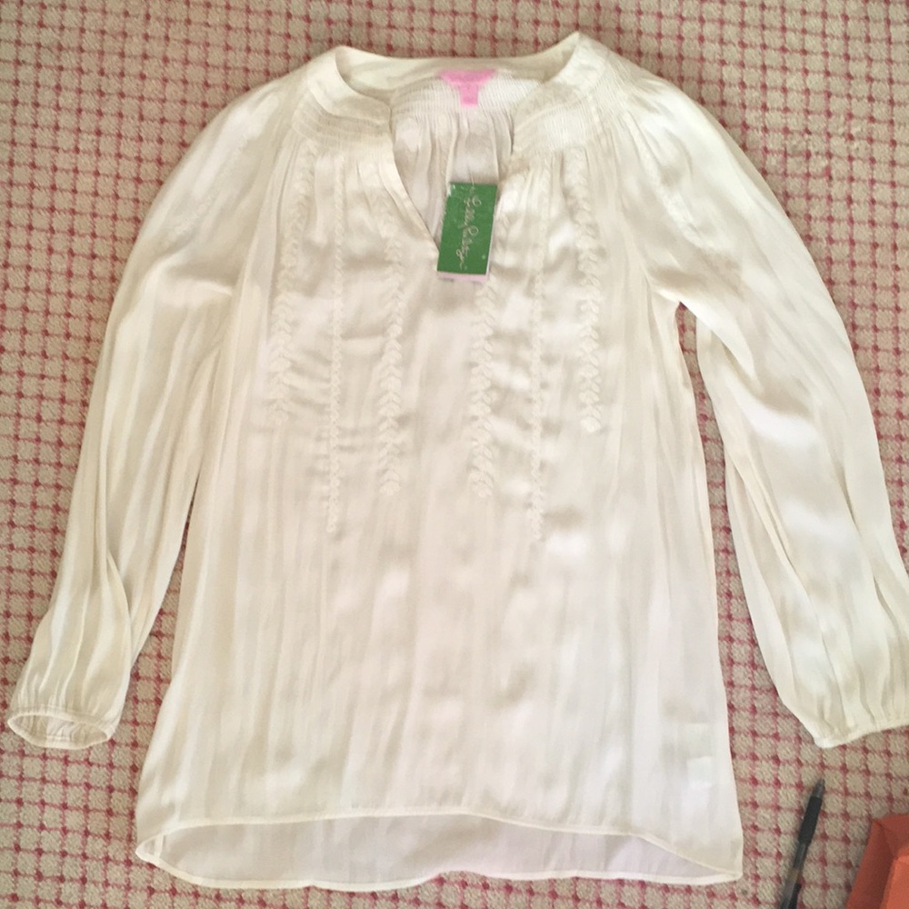 NWT Lilly Pulitzer silk top size small